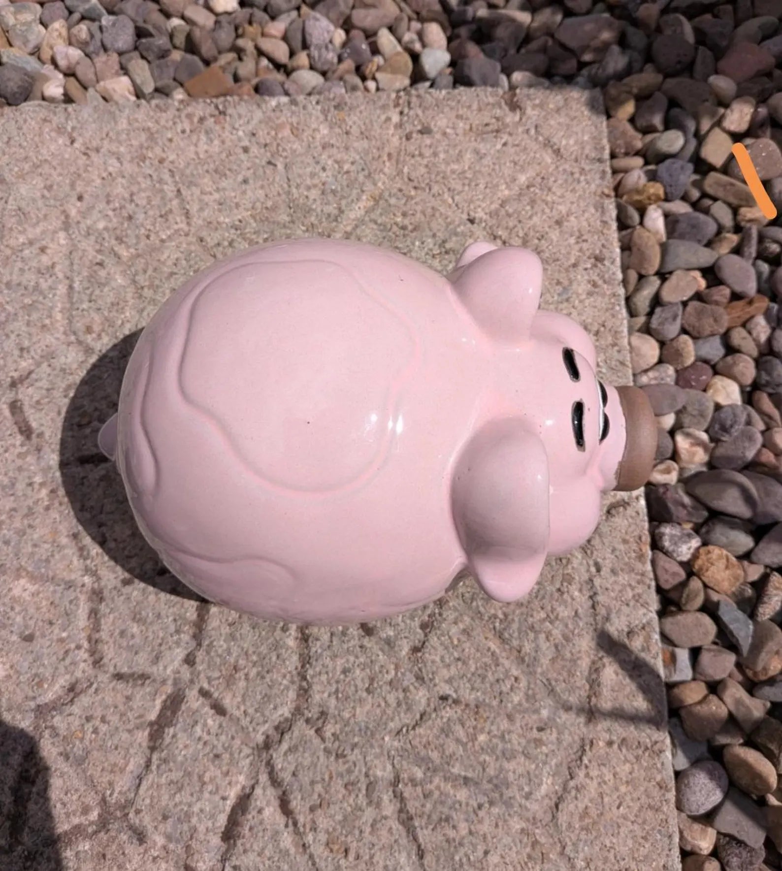 Pedro The Pig Ceramic Garden Ornament